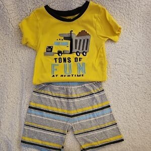 Carter's Gray and Yellow Toddler Outfit
